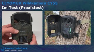 Test Praxistest der CEYOMUR CY55 Wildkamera  20 MP 1080P HD mit NachtsichtFunktion [upl. by Tsai]