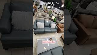 Leather Sofa on promotion at Xlnc Furniture [upl. by Lathan]