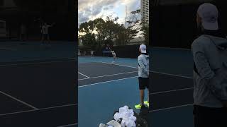 シュワルツマンのサーブ（スロー） Diego Schwartzman Serve Slow Motion [upl. by Cormick]