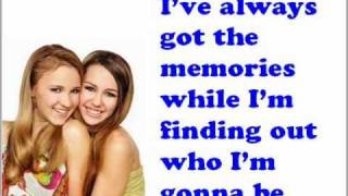 Miley Cyrus ft Emily Osment  Wherever I go lyrics on the screen [upl. by Haerb78]