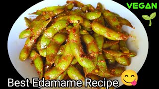 Best Edamame Recipe 🌱 How to Make Spicy Garlic Edamame [upl. by Ameg]