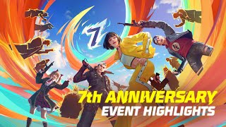 7th Anniversary Event Highlights  Free Fire Official [upl. by Alaj]