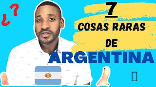 7 COSAS RARAS DE ARGENTINA para los COLOMBIANOSCURIOSIDADES ARGENTINAS argentina🇦🇷🤔 [upl. by Teplica453]