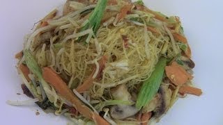 Vermicelli Stir Fried With Vegetables [upl. by Ellard]