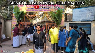 SIES COLLEGE OF COMMERCE AND ECONOMIC PONGAL CELEBRATION 2024  Best performances  VLOG [upl. by Mota]