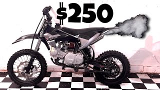 I Bought a 125cc Pit Bike For 250 It Only Needed a Carb Clean [upl. by Horten]