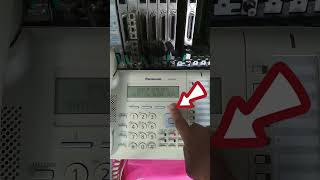 Cara Seting Date amp Time Telepon Panasonic KXDT543 shorts [upl. by Navis]