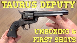 The Taurus Deputy Unboxing and First Shots [upl. by Aluin953]