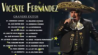 VICENTE FERNANDEZ  VICENTE FERNANDEZ SUS MEJORES EXITOS 30 GRANDES EXITOS [upl. by Siloum170]