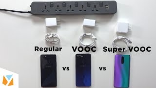 Super VOOC vs VOOC vs Regular Charging OPPOs fast charging evolution [upl. by Yunick]