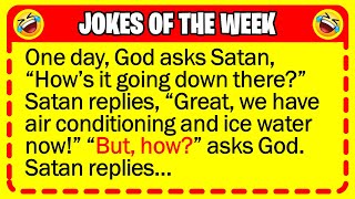 🤣 BEST JOKES OF THE WEEK  God asks Satan quotSo how are things going downquot  Funny Jokes [upl. by Batholomew222]