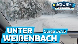 JÄNNERRALLYE 2024  Stage 1416 Unterweißenbach  POV Recce [upl. by Jazmin]