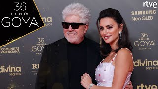 MEJORES MOMENTOS de la ALFOMBRA ROJA  Premios Goya 2022 [upl. by Zevahc]