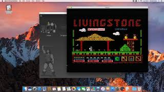 Livingstone Supongo Amstrad CPC loading in Retro Virtual Machine v2 WIP [upl. by Karlis844]