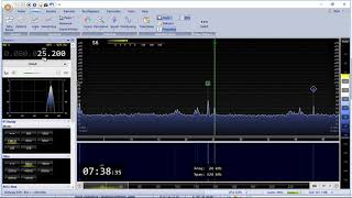 Longwave VLF Signal of US Navy Transmitter  NML from La Moure North Dakota USA  252 kHz CW FSK [upl. by Bethina]