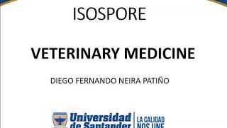 Isospora  Parasitologia Veterinaria [upl. by Efrem]