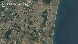 Pallikaranai Marshland India  Earth Timelapse [upl. by Aicatan]