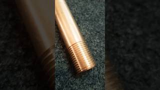 Metal Brass Pipe With Thread on both Ends  Industrial Brass Pipe  Hydraulic Pipe  engineering [upl. by Hearsh]