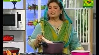 Aloo Ki Bhajia Channay Ka Salan Halwa And Puri by Shireen Anwer [upl. by Malorie]