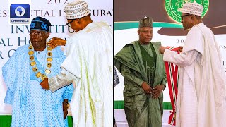 Full Speech Buhari Confers GCFR GCON Titles On Tinubu Shettima [upl. by Arised]