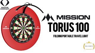 MISSION Torus 100  Folding Portable Travel Light  Dartboard Lighting Review [upl. by Tice594]