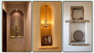 Home Decor Business Ideas  Stunning Wall Niches Designs For Living Room  Home Decor [upl. by Kwasi]