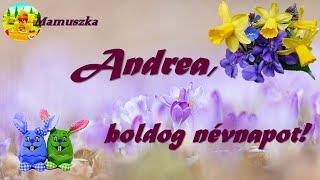 Andrea sok boldog névnapot kívánunk [upl. by Nerb]