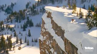 World Record Ski Jump  255 Foot Cliff [upl. by Oidivo791]