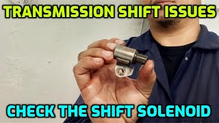 Bad Shift Solenoid Symptoms amp Codes Do you have Transmission Shift issues Slipping Delayed Shifts [upl. by Xever]