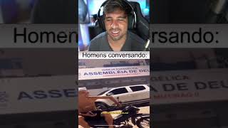 Piuzinho reagindo a tente não rir tiktok Mulher vs homem conversando  shorts [upl. by Keppel]