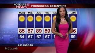 Gisselle Bravo 20150728 Noticias 62 Los Angeles HD [upl. by Nnylidnarb]