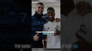 Cristiano Ronaldo Talking about Vinicous junior 🤯 😇urcristiano viralshorts2024 viniciusjr [upl. by Ettenahs]