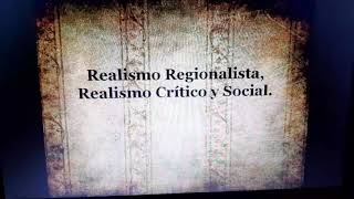 Lenguaje  Realismo Regionalista Crítici y Social [upl. by Anaerol957]