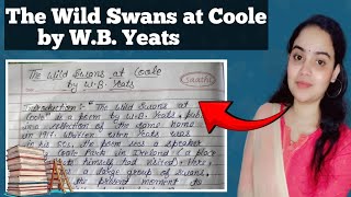 The Wild Swans at Coole  The Wild Swans at Coole by WB Yeats  The Wild Swans at Coole explain [upl. by Llertak90]