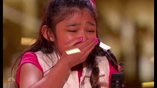 Angelica Hale GOLDEN BUZZER after Burning Down AGT with quotGIRL ON FIREquot  Americas Got Talent [upl. by Alecia75]