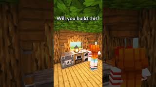 Minecraft Starter Treehouse🏡 Worlds Smallest Violin shorts minecraft [upl. by Monia969]