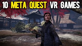 Top 10 Meta Quest VR Games [upl. by Weissmann563]