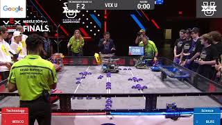 2022 Vex U Worlds Finals 2 Tipping Point [upl. by Trutko940]