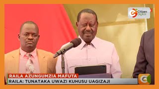 Raila Odinga The GtoG oil deal Ruto signed is going to kill the Kenya pipeline company [upl. by Aihpled]