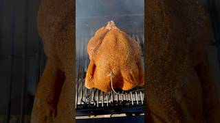 EPIC Smoked Turkey traegergrills turkeyday shorts [upl. by Eilhsa]