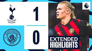 EXTENDED HIGHLIGHTS  Tottenham 10 Man City  Defeat on the road [upl. by Buddie]