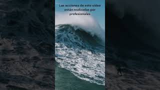 OLAS GIGANTES DE NAZARÉ  PORTUGAL 🏄‍♂️ shortsvideo shorts tsunamis shortsviral [upl. by Ahsaf]