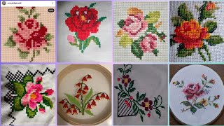 Gorgeous cross stitch patterns countable embroidery charsutikarhailatest dosuti design ideas2024 [upl. by Lavery521]