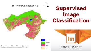 Supervised Image Classification of Landsat 8 Image  ERDAS Imagine 2015  Urdu [upl. by Boone]