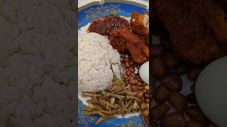 Exploring the flavors of Brickfields Nasi Lemak anyone 🍚 Malaysia food foodie malaysianfood [upl. by Galliett]