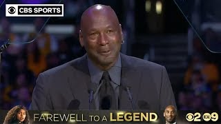 quotWhen Kobe Bryant died a piece of me diedquot  Michael Jordan  CBS Sports [upl. by Rases]