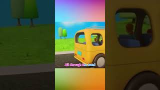 Wheels on the Bus  Best Funny Nursery Rhymes For Kids Shorts [upl. by Nealah10]