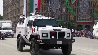 Desfile Militar Marcha el grupo montado de la Guardia Nacional  Imagen Noticias [upl. by Alegnaed]