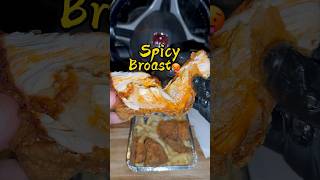 Spice Injected Broast 🥵  by bunjoja  ASMR in Car  Car Eatery  viral [upl. by Nedle]