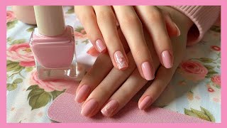 Hermosas Uñas Cortas con EFECTO BLOOMING para hacer en casaTendencias 2024 [upl. by Narod]